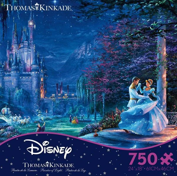 Thomas Kinkade Disney 750pc Puzzle - Cinderella Starlight 3 Thomas Kinkade Disney 750pc Puzzle - Cinderella Starlight
