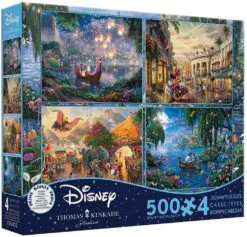 Thomas Kinkade Disney 4 X 500pc V9 -Disney 3676 1 5