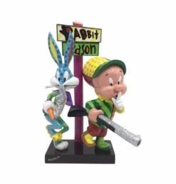 Looney Tunes By Britto - Elmer Fudd & Bugs Bunny Figurine Large
