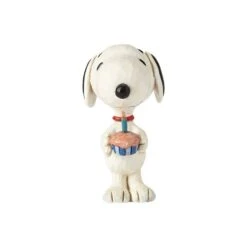 Peanuts By Jim Shore - Snoopy Birthday Mini Figurine -Disney 4059441 2