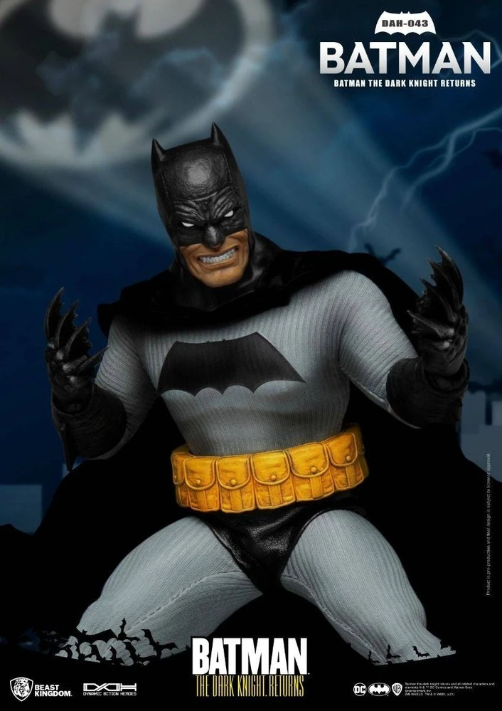 Beast Kingdom Dynamic Action Heroes - DC Comics Batman The Dark Knight Returns Batman 7 Beast Kingdom Dynamic Action Heroes - DC Comics Batman The Dark Knight Returns Batman - Image 5