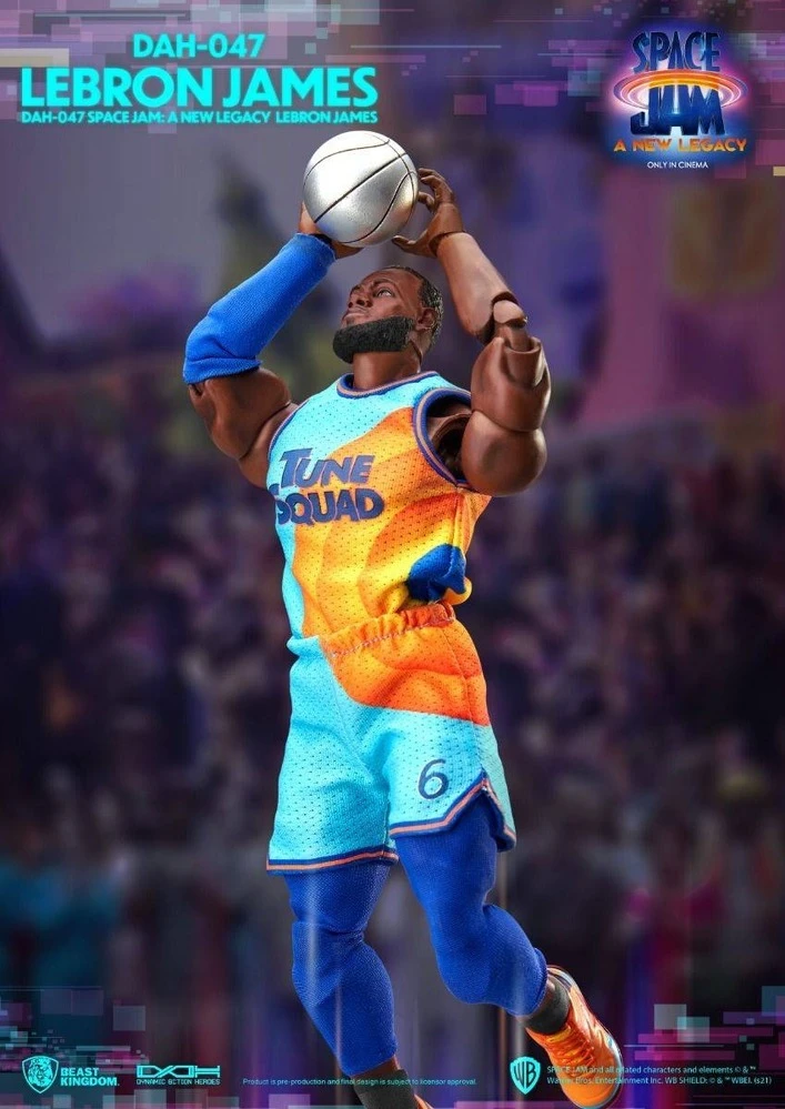 Beast Kingdom Dynamic Action Heroes - Space Jam A New Legacy LeBron James 7 Beast Kingdom Dynamic Action Heroes - Space Jam A New Legacy LeBron James - Image 5