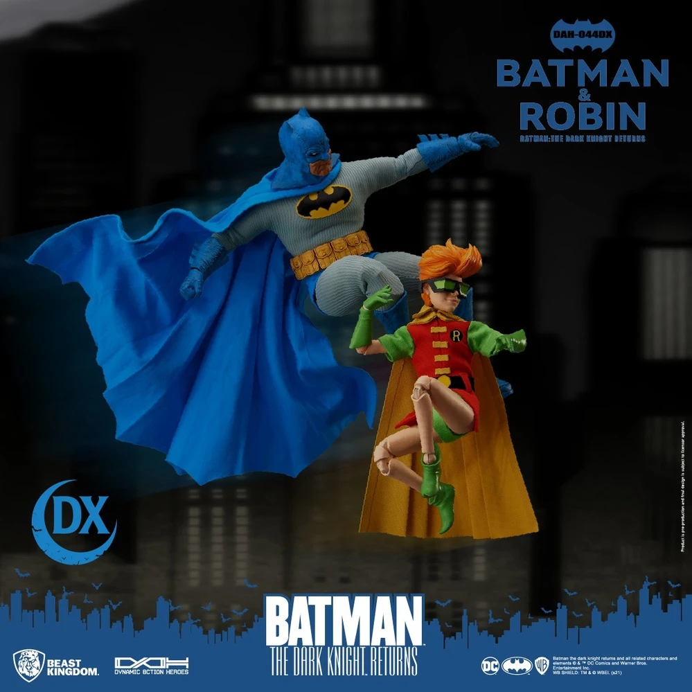 Beast Kingdom Dynamic Action Heroes - DC Comics Batman The Dark Knight Returns Batman & Robin 4 Beast Kingdom Dynamic Action Heroes - DC Comics Batman The Dark Knight Returns Batman & Robin - Image 2