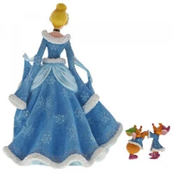 Disney Showcase Couture De Force - Christmas Cinderella With Jaq And Gus -Disney 6002181 5