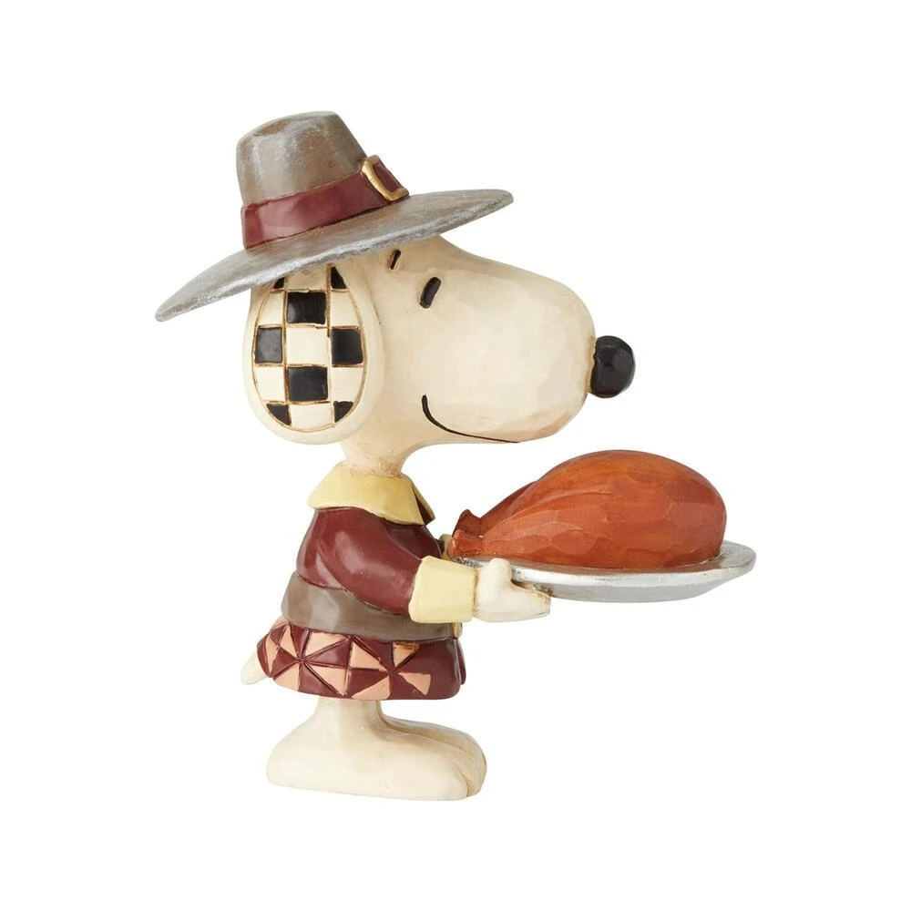 Peanuts By Jim Shore - Pilgrim Snoopy Mini Figurine 4 Peanuts By Jim Shore - Pilgrim Snoopy Mini Figurine - Image 2