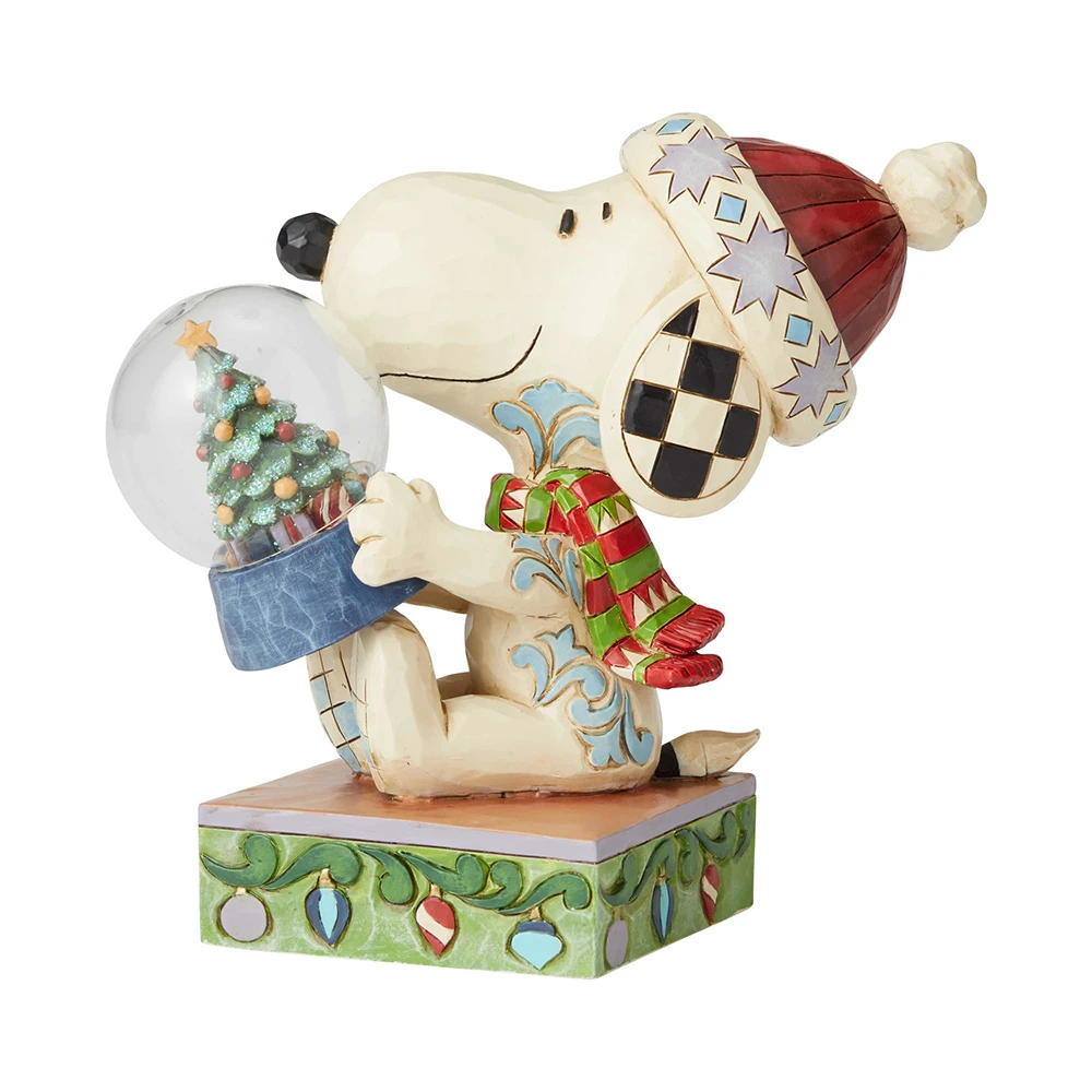 Jim Shore Snoopy Holding Dome With Tree - Christmas Joy (Peanuts Collection) 3 Jim Shore Snoopy Holding Dome With Tree - Christmas Joy (Peanuts Collection)