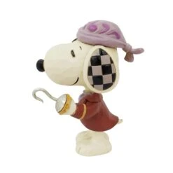 Peanuts By Jim Shore - Snoopy Pirate Mini Figurine -Disney 6006945 2