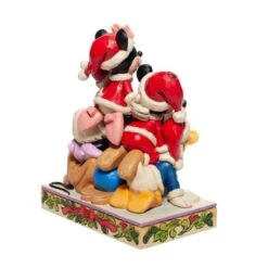 Jim Shore Disney Traditions - Mickey Mouse & Friends Christmas - Piled High With Holiday Cheer -Disney 6007063 3