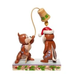 Jim Shore Disney Traditions - Chip 'n' Dale Christmas - Snuff Said -Disney 6007070 2