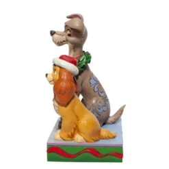 Jim Shore Disney Traditions - Lady & Tramp Christmas - Decked Out Dogs -Disney 6007071 3