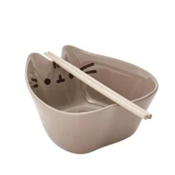 Pusheen Classic Bowl With Chopsticks -Disney 6007146 2