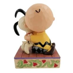 Peanuts By Jim Shore - Charlie Brown & Snoopy Hugging -Disney 6007936 2