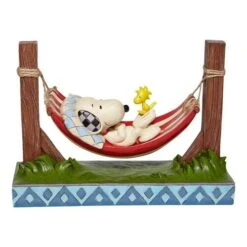 Peanuts By Jim Shore - Snoopy & Woodstock In Hammock - Just Hanging Around