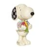 Peanuts By Jim Shore - Snoopy With Flowers Mini Figurine 2 Peanuts By Jim Shore - Snoopy With Flowers Mini Figurine -Disney 6007962