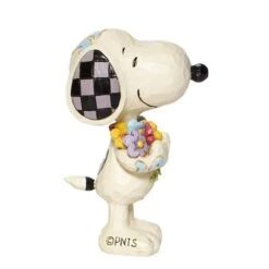 Peanuts By Jim Shore - Snoopy With Flowers Mini Figurine 9 Peanuts By Jim Shore - Snoopy With Flowers Mini Figurine -Disney 6007962 2