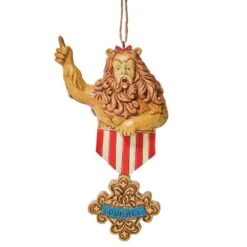 The Wizard Of Oz By Jim Shore - Cowardly Lion Courage Hanging Ornament