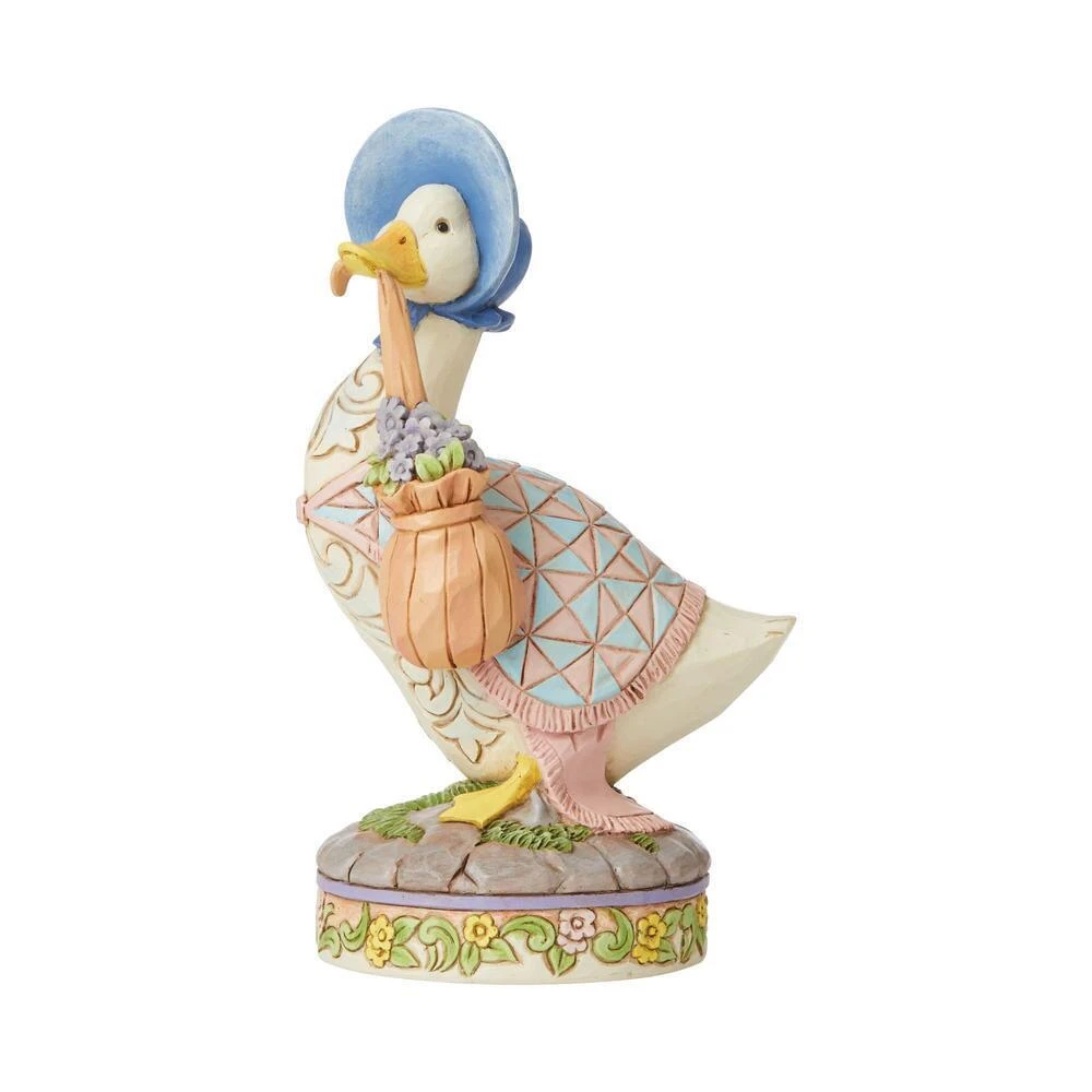 Beatrix Potter By Jim Shore - Jemima Puddle-Duck - Wearing A Shawl And A Poke Bonnet 3 Beatrix Potter By Jim Shore - Jemima Puddle-Duck - Wearing A Shawl And A Poke Bonnet