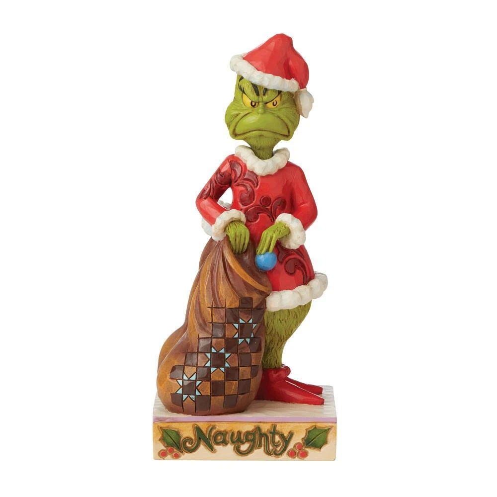 Dr Seuss The Grinch By Jim Shore - Grinch 2-Sided Naughty/Nice 4 Dr Seuss The Grinch By Jim Shore - Grinch 2-Sided Naughty/Nice - Image 2