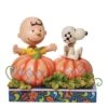 Peanuts By Jim Shore - Charlie Brown And Snoopy - Pumpkin Treats -Disney 6008962