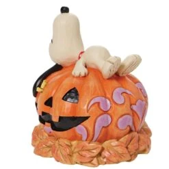 Peanuts By Jim Shore - Snoopy Laying On Pumpkin - Halloween Snoopy -Disney 6008966 3
