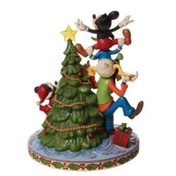 Jim Shore Disney Traditions - Mickey & Minnie Mouse With Friends - Merry Tree Trimming -Disney 6008979 2