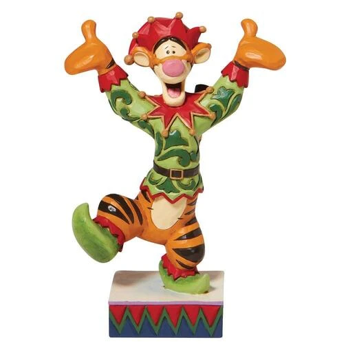 Jim Shore Disney Traditions - Winnie The Pooh Tigger Elf - Ecstatic Elf 3 Jim Shore Disney Traditions - Winnie The Pooh Tigger Elf - Ecstatic Elf