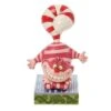 Jim Shore Disney Traditions - Alice In Wonderland Cheshire Cat - Candy Cane Cheer -Disney 6008984