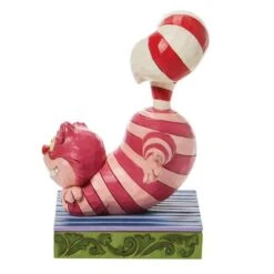 Jim Shore Disney Traditions - Alice In Wonderland Cheshire Cat - Candy Cane Cheer -Disney 6008984 2