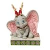 Jim Shore Disney Traditions - Dumbo With Reindeer Antlers - Santa's Cheerful Helper -Disney 6008985