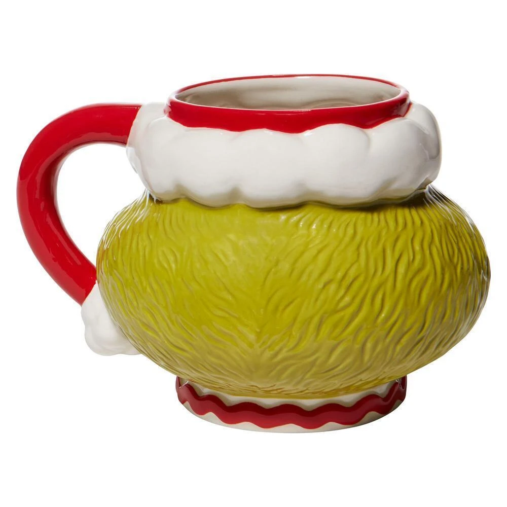 Department 56 Dr Seuss The Grinch By Dept 56 - Santa Grinch Mug 4 Department 56 Dr Seuss The Grinch By Dept 56 - Santa Grinch Mug - Image 2
