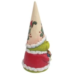Dr Seuss The Grinch By Jim Shore - Grinch Gnome Holding Present -Disney 6009201 2