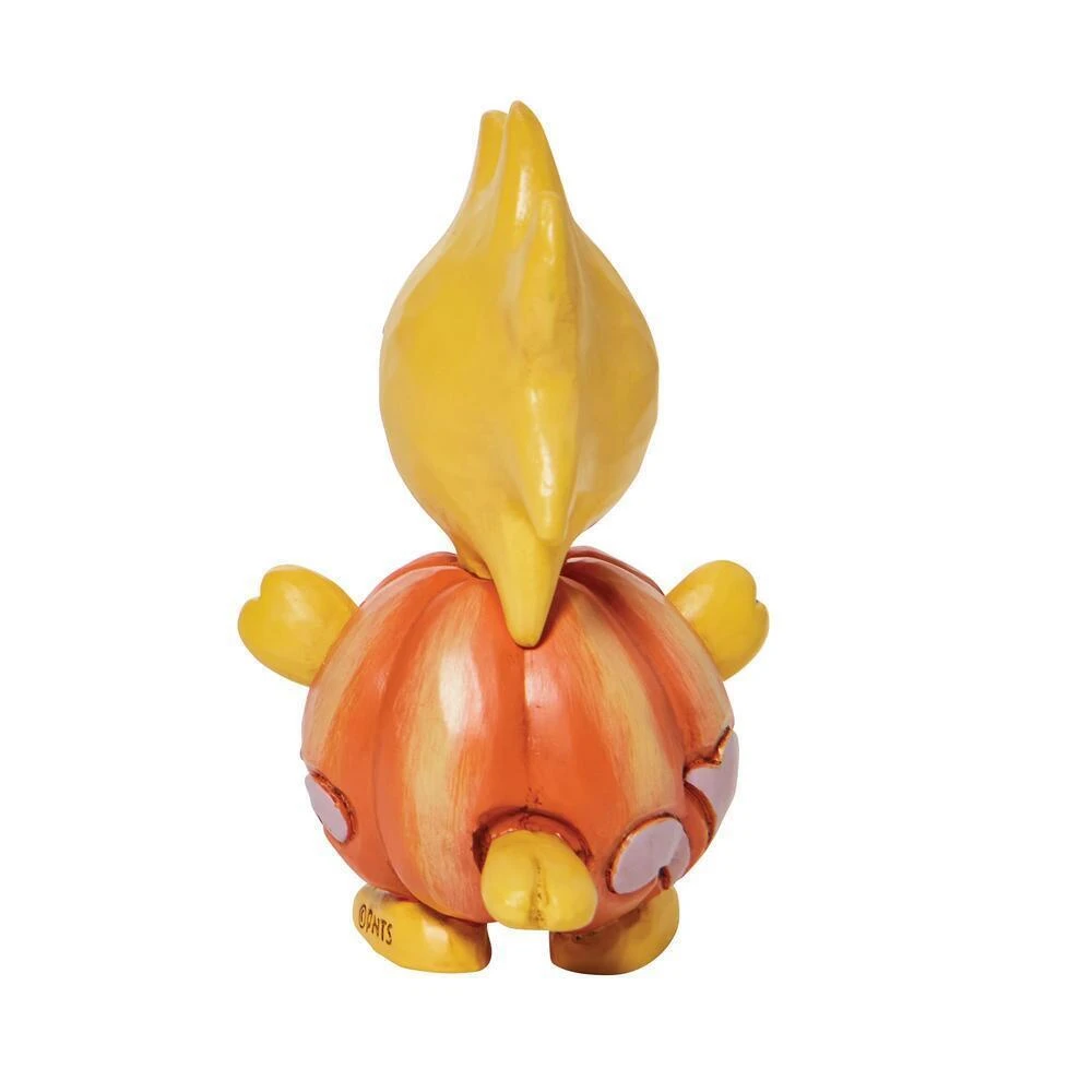Peanuts By Jim Shore - Woodstock Pumpkin Mini Figurine 4 Peanuts By Jim Shore - Woodstock Pumpkin Mini Figurine - Image 2