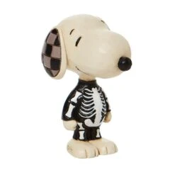 Peanuts By Jim Shore - Snoopy Skeleton Mini Figurine