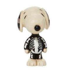 Peanuts By Jim Shore - Snoopy Skeleton Mini Figurine -Disney 6010320 3