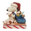 Peanuts By Jim Shore - Santa Snoopy With List & Bag -Disney 6010323