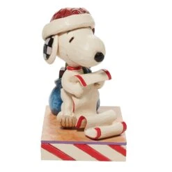 Peanuts By Jim Shore - Santa Snoopy With List & Bag -Disney 6010323 2