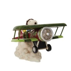 Peanuts By Jim Shore - Snoopy Flying Ace Plane 8 Peanuts By Jim Shore - Snoopy Flying Ace Plane -Disney 6010324 2