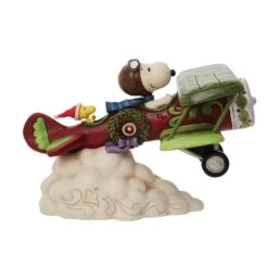 Peanuts By Jim Shore - Snoopy Flying Ace Plane