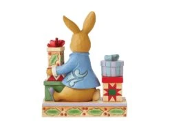 Beatrix Potter By Jim Shore - Peter With Presents - Presents Of Happiness, Joy & Love -Disney 6010689 2