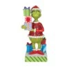 Dr Seuss The Grinch By Jim Shore - Grinch Holding Presents -Disney 6010778