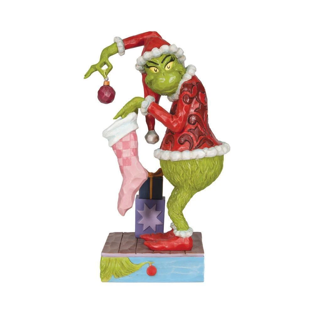 Dr Seuss The Grinch By Jim Shore - Grinch Stealing Ornaments 3 Dr Seuss The Grinch By Jim Shore - Grinch Stealing Ornaments
