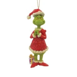 Dr Seuss The Grinch By Jim Shore - Grinch Heart Hanging Ornament