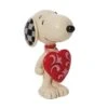 Peanuts By Jim Shore - Snoopy Wearing Heart Sign -Disney 6011953