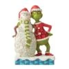 Dr Seuss The Grinch By Jim Shore - Grinch With Grinchy Snowman 1 Dr Seuss The Grinch By Jim Shore - Grinch With Grinchy Snowman -Disney 6012695