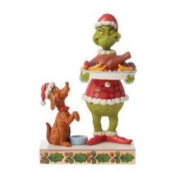 Dr Seuss The Grinch By Jim Shore - Grinch With Christmas Dinner