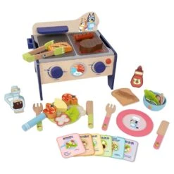 Bluey Wooden BBQ & Salad Set