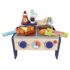 Bluey Wooden BBQ & Salad Set -Disney BLU247C 3