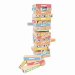 Bluey Wooden Tumbling Tower Set 7 Bluey Wooden Tumbling Tower Set -Disney BLU271C 2