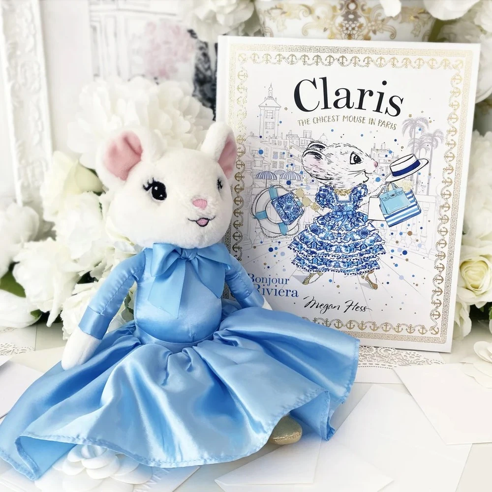 Claris The Mouse - Tres Belle Blue Plush Doll 4 Claris The Mouse - Tres Belle Blue Plush Doll - Image 2