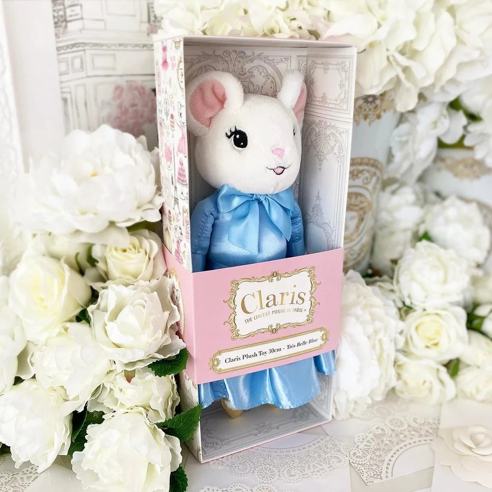 Claris The Mouse - Tres Belle Blue Plush Doll 5 Claris The Mouse - Tres Belle Blue Plush Doll - Image 3